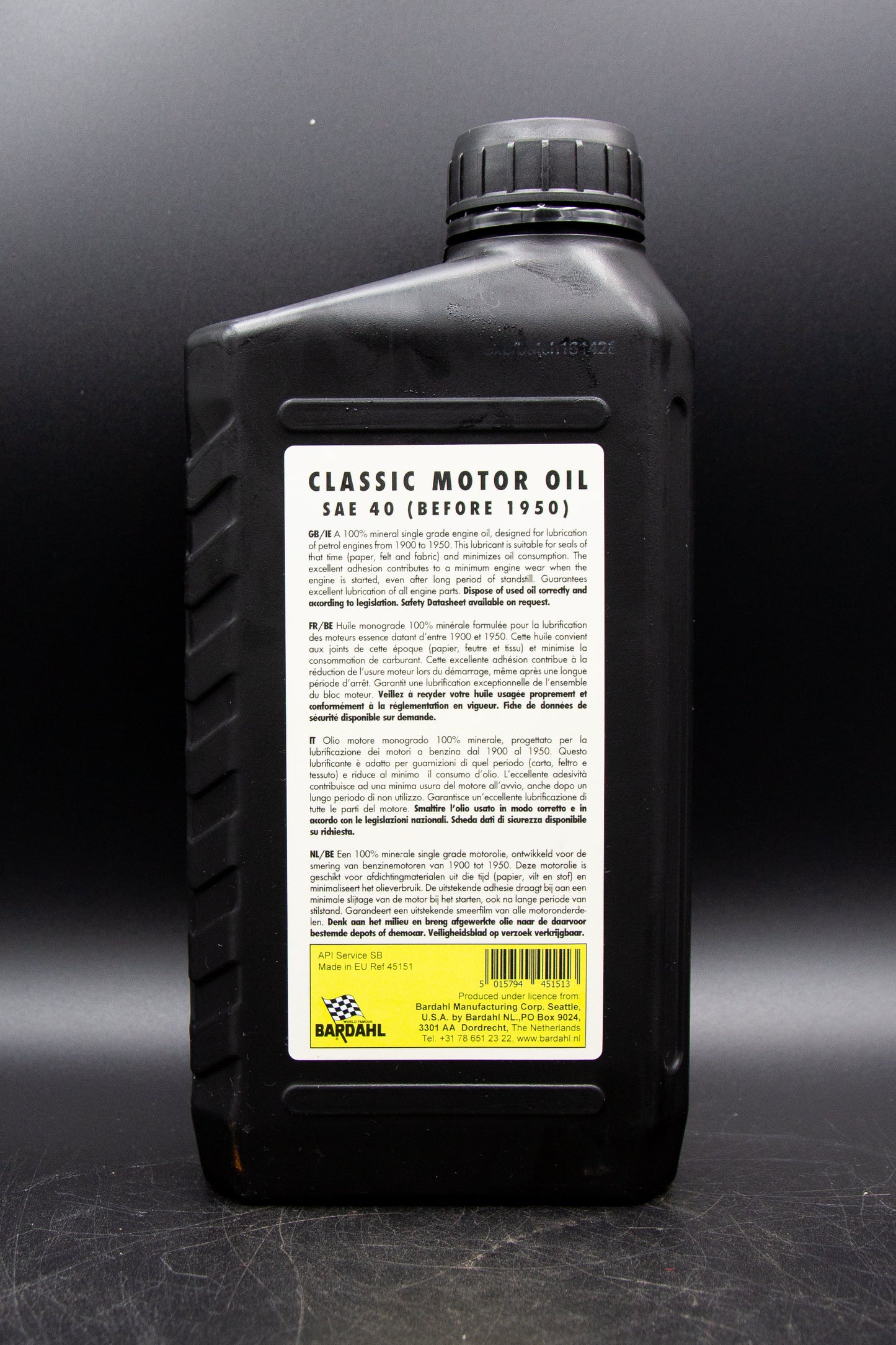 Classic Motor Oil SAE 40 1L