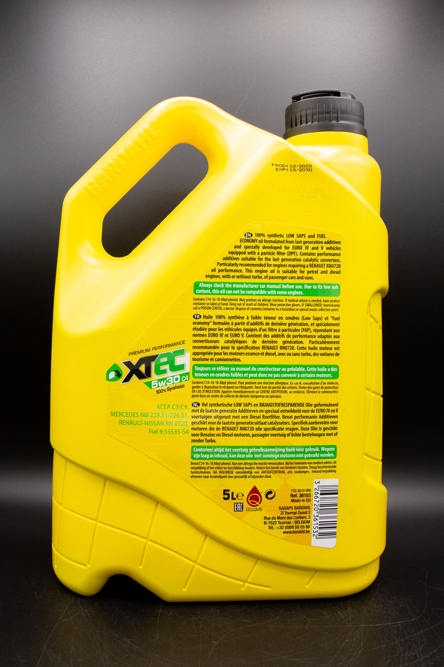 XTEC 5W30 C4 Synthetic engine oil
