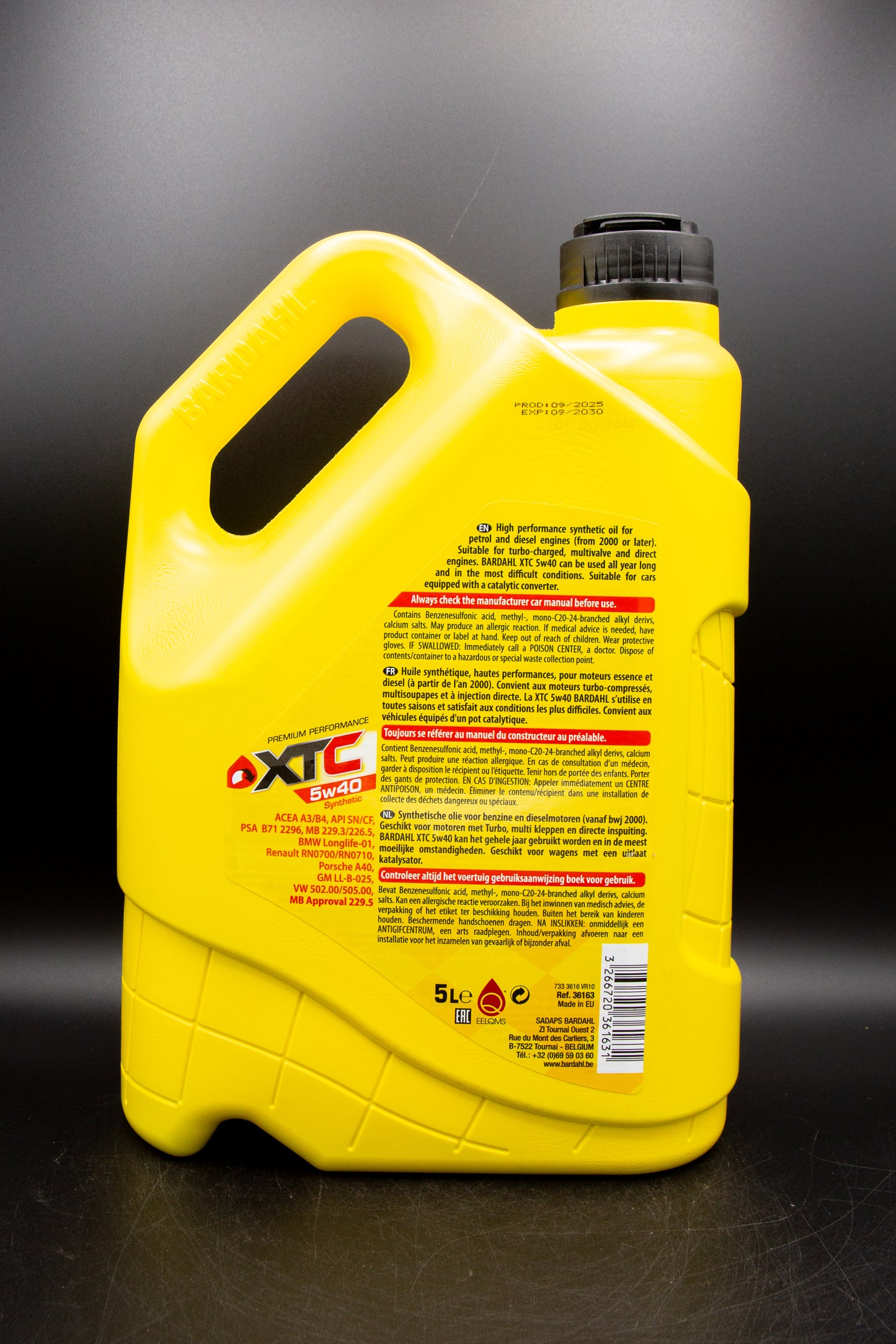 XTC 5W40 A3/B4 SN/CF Synthetic engine oil