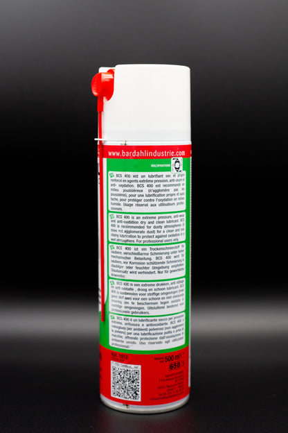 Bardahl BCS 400 – Dry Multipurpose Synthetic Lubricant 500ml
