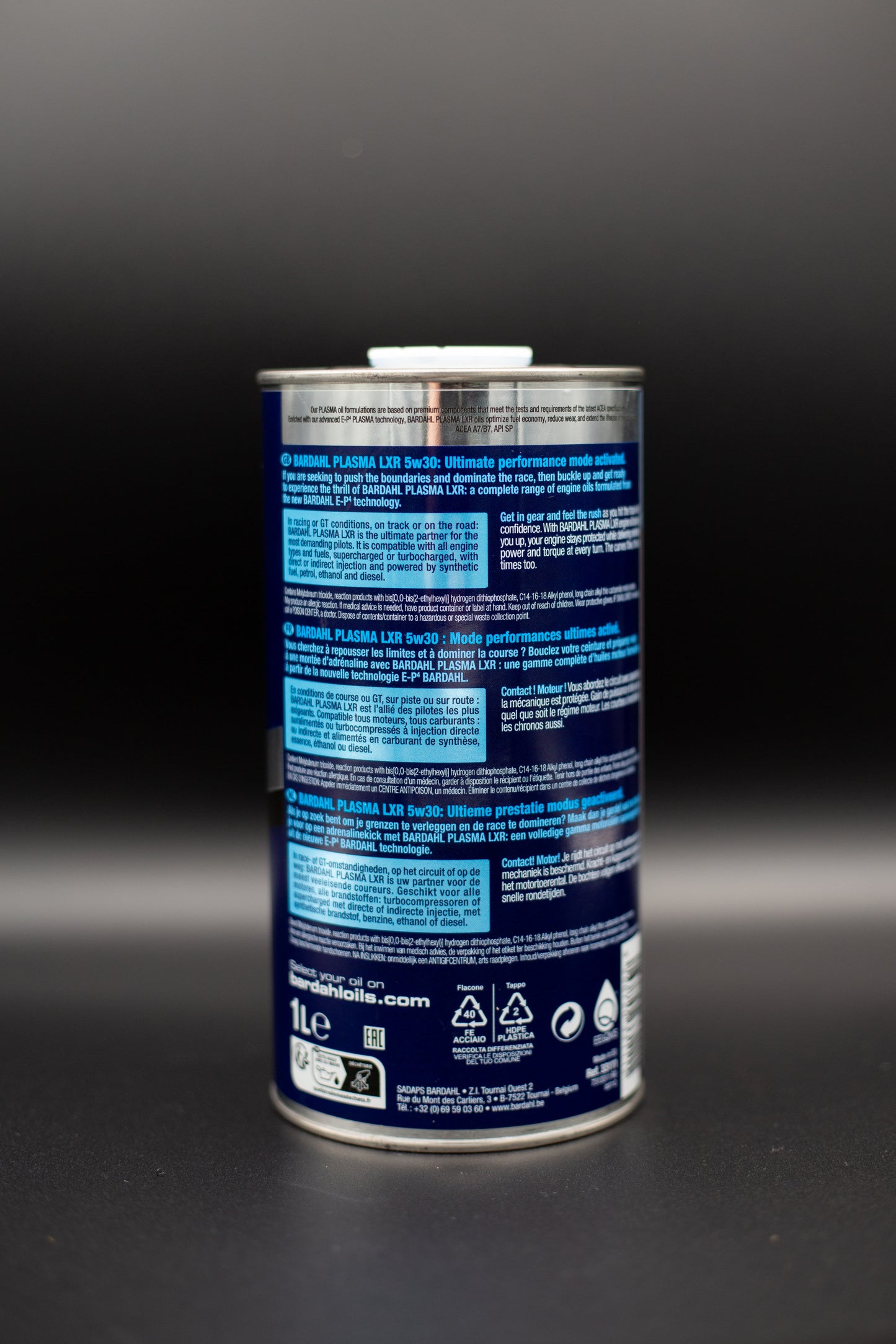 PLASMA LXR 5W-30 Fully Synthetic Sustainable Engine Oil