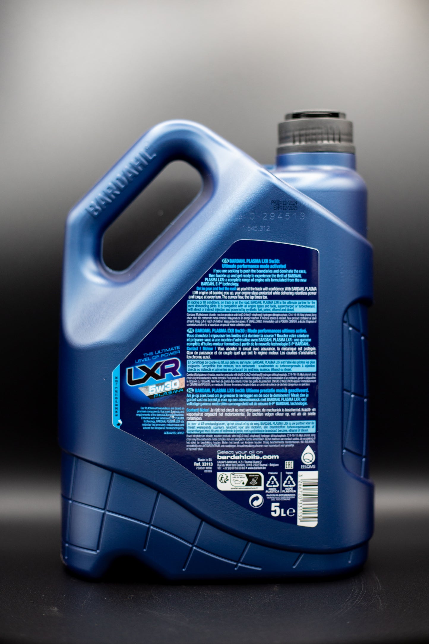 PLASMA LXR 5W-30 Fully Synthetic Sustainable Engine Oil