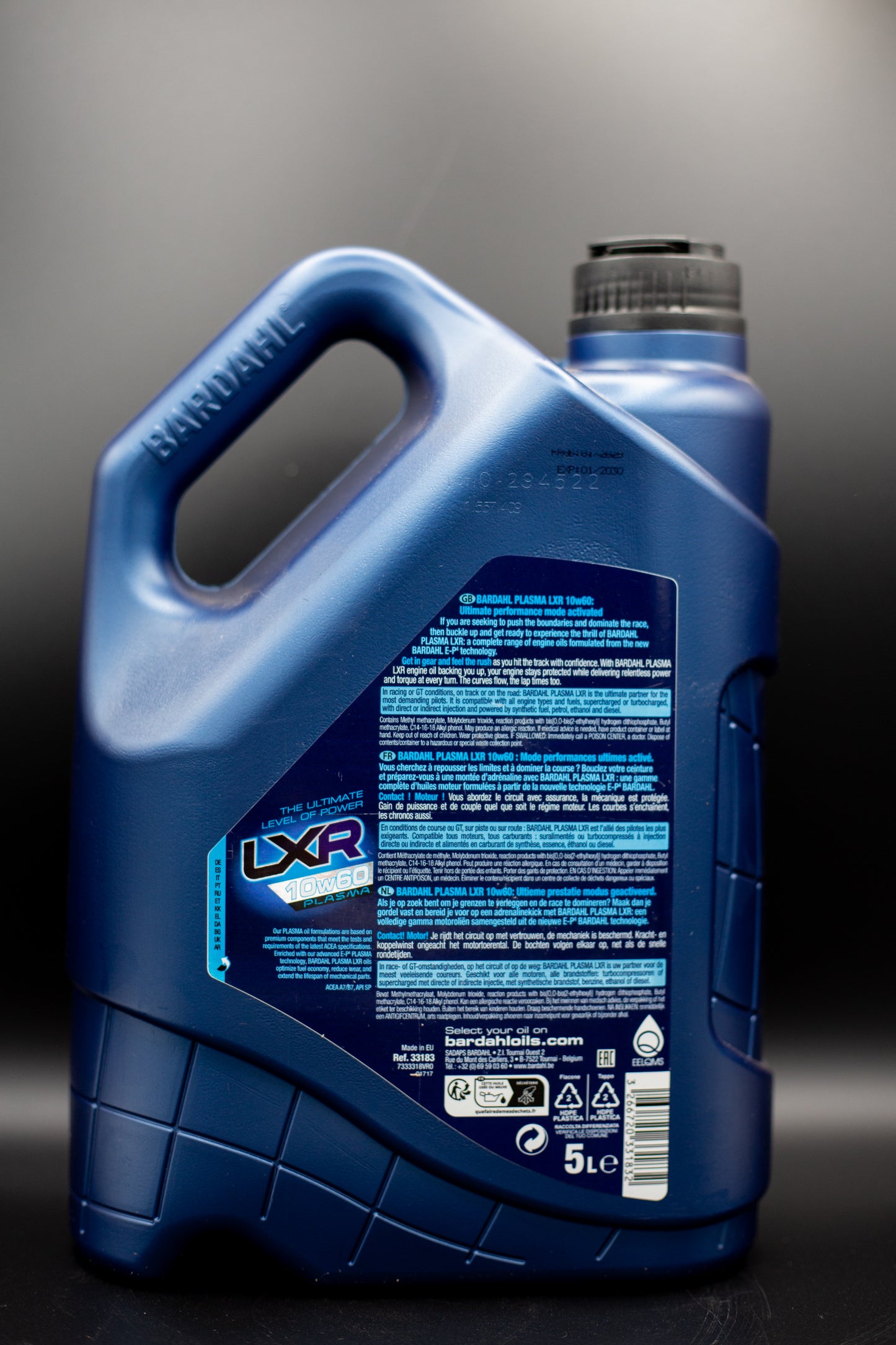 PLASMA LXR 10W-60 Fully Synthetic Sustainable Engine Oil