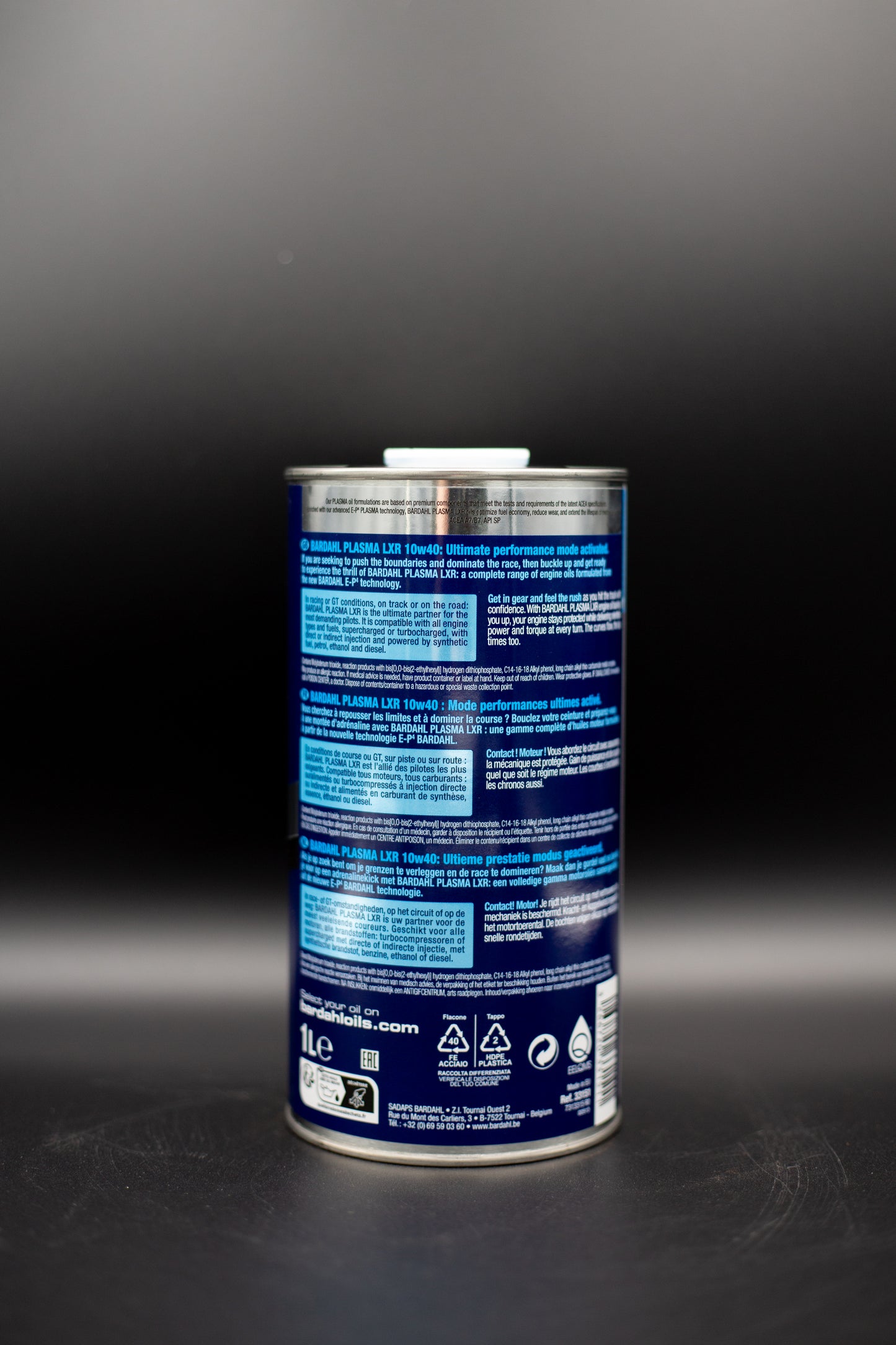 PLASMA LXR 10W-40 Fully Synthetic Sustainable Engine Oil