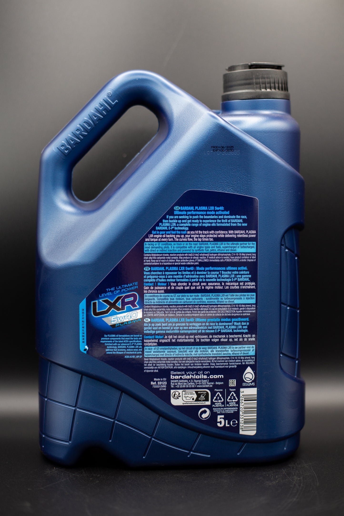 PLASMA LXR 5W-40 Fully Synthetic Sustainable Engine Oil