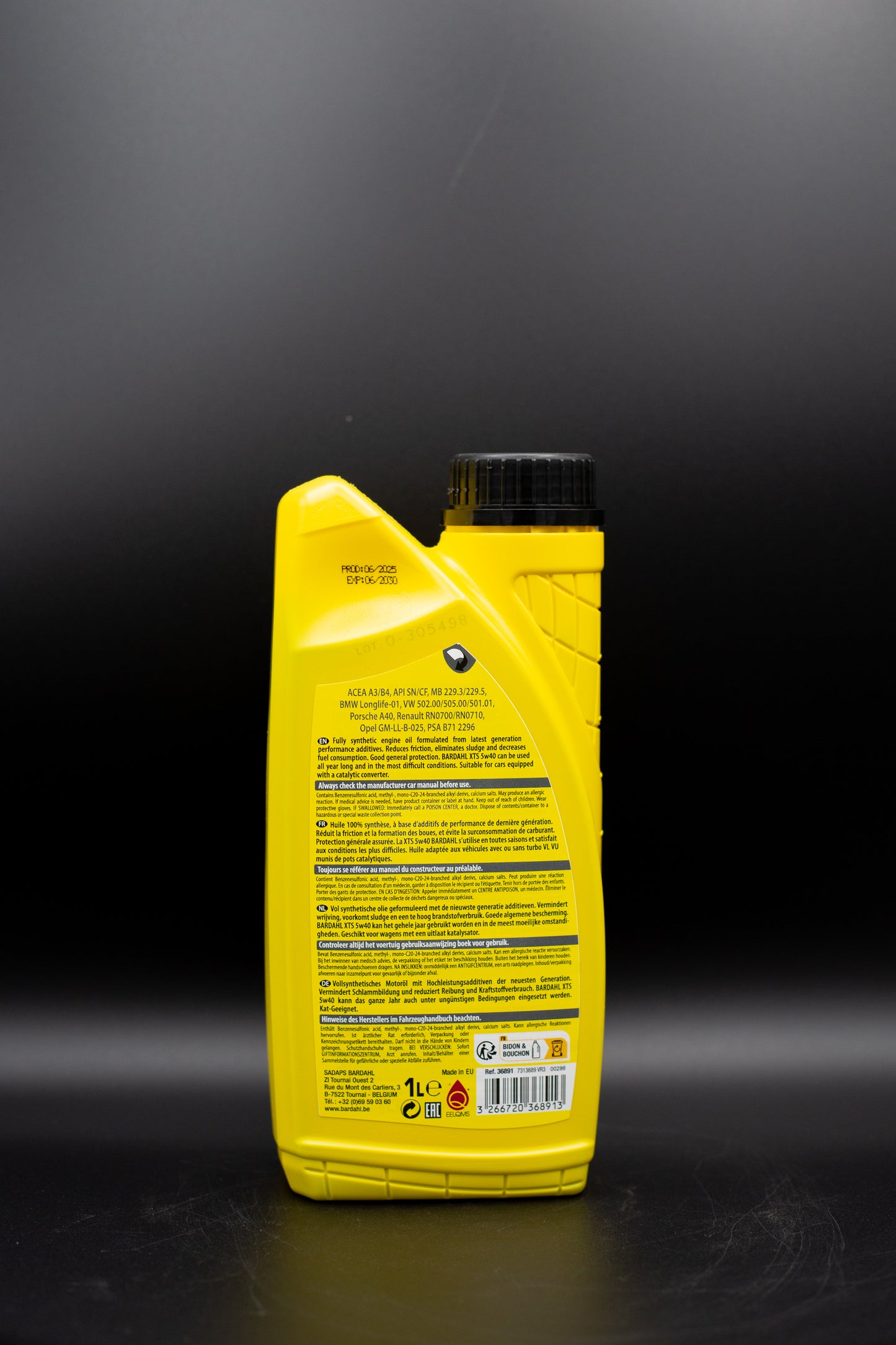 Bardahl XTS 5W40 - 100% Synthetic Engine Oil