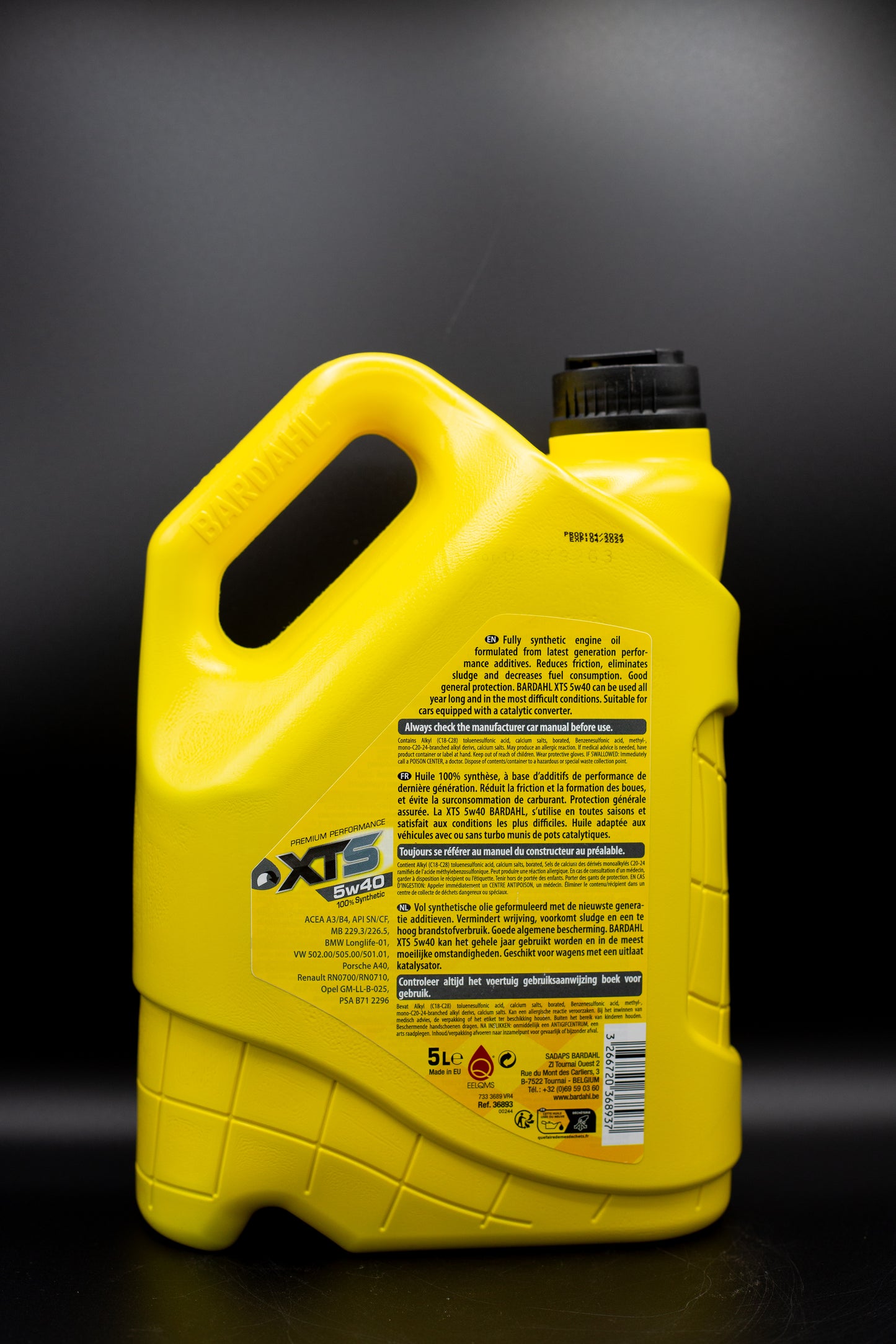 Bardahl XTS 5W40 - 100% Synthetic Engine Oil