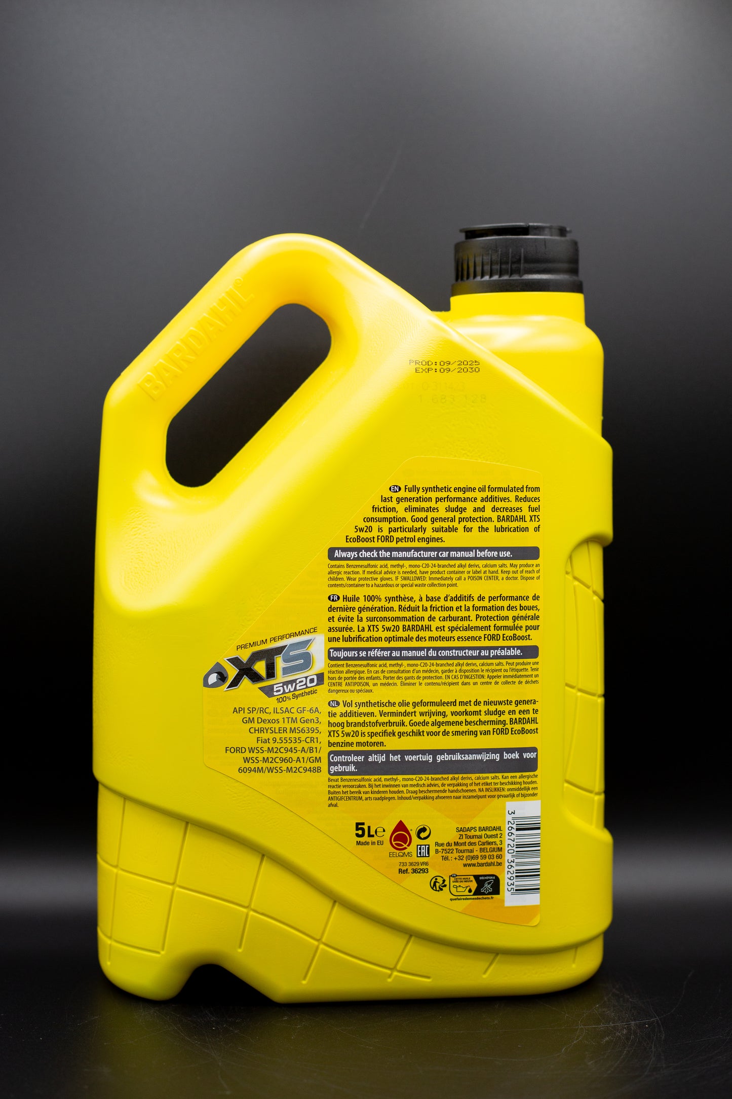 Bardahl XTS 5W20 - 100% Synthetic Engine Oil