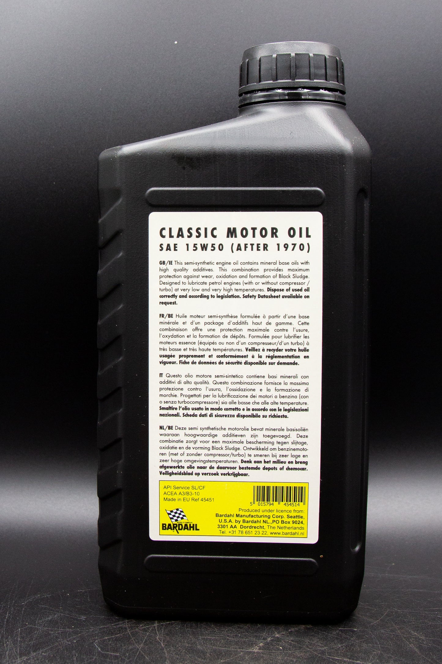 Classic Motor Oil SAE 15W50 1L