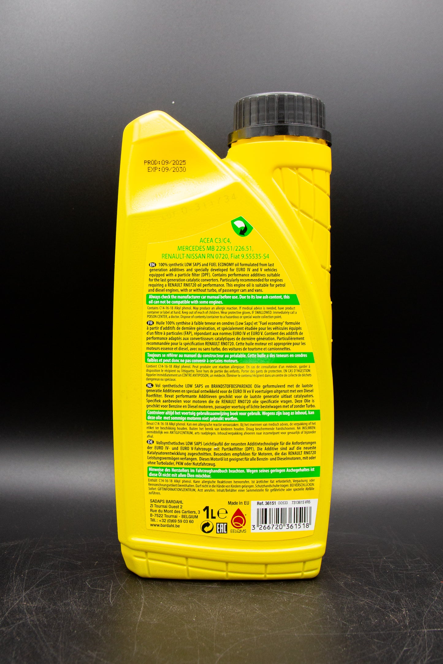 XTEC 5W30 C4 Synthetic engine oil