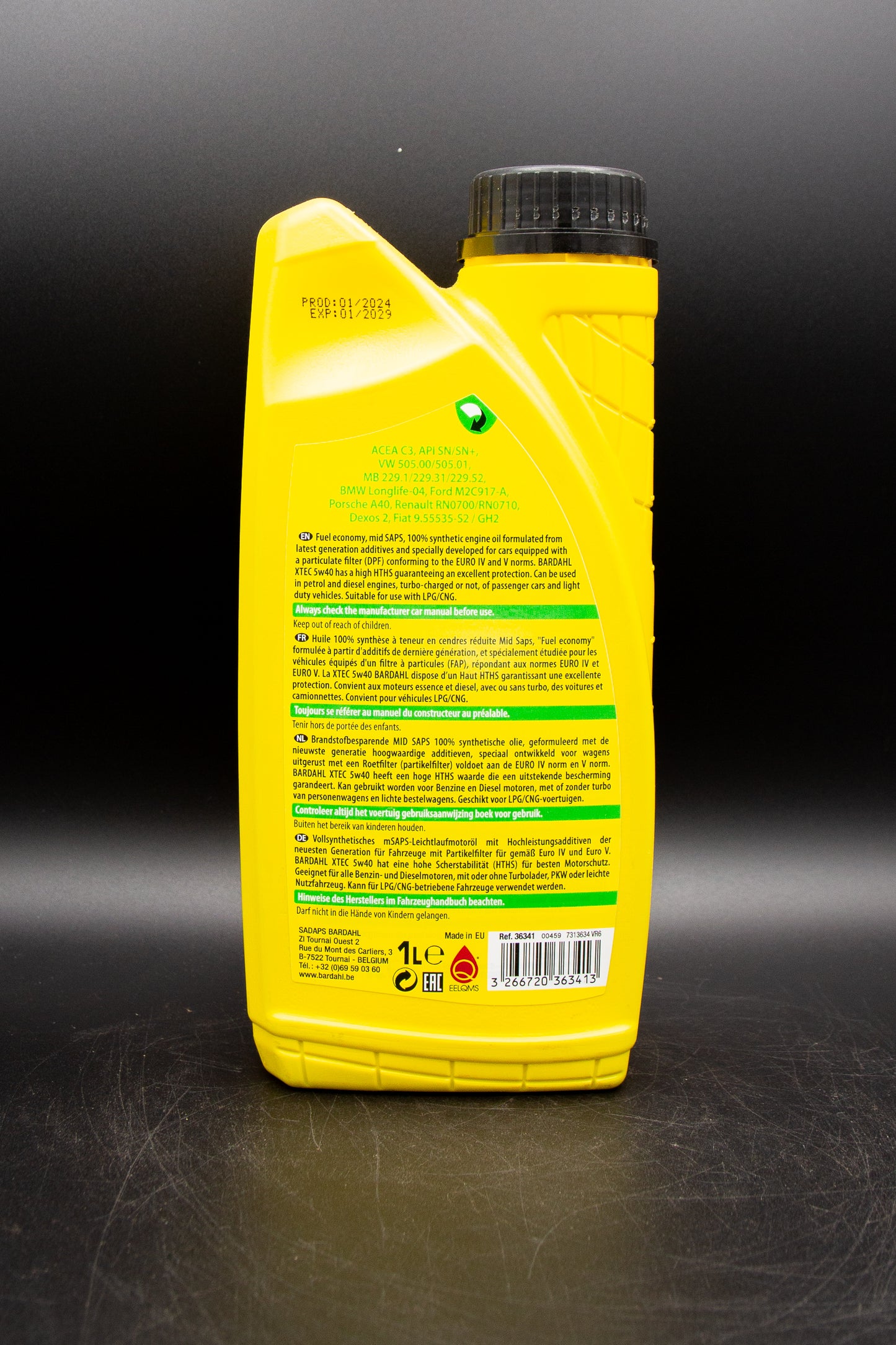 XTEC 5W40 C3 Synthetic engine oil
