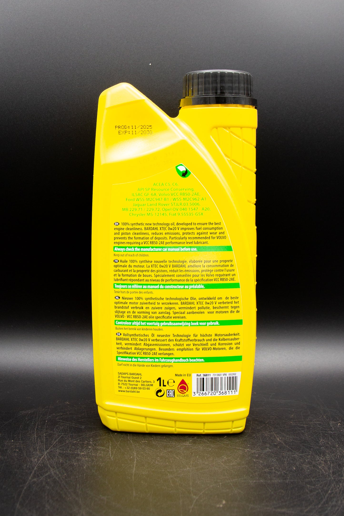 XTEC 0W20 V Synthetic engine oil