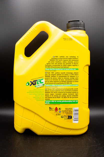 XTEC 0W20 V Synthetic engine oil