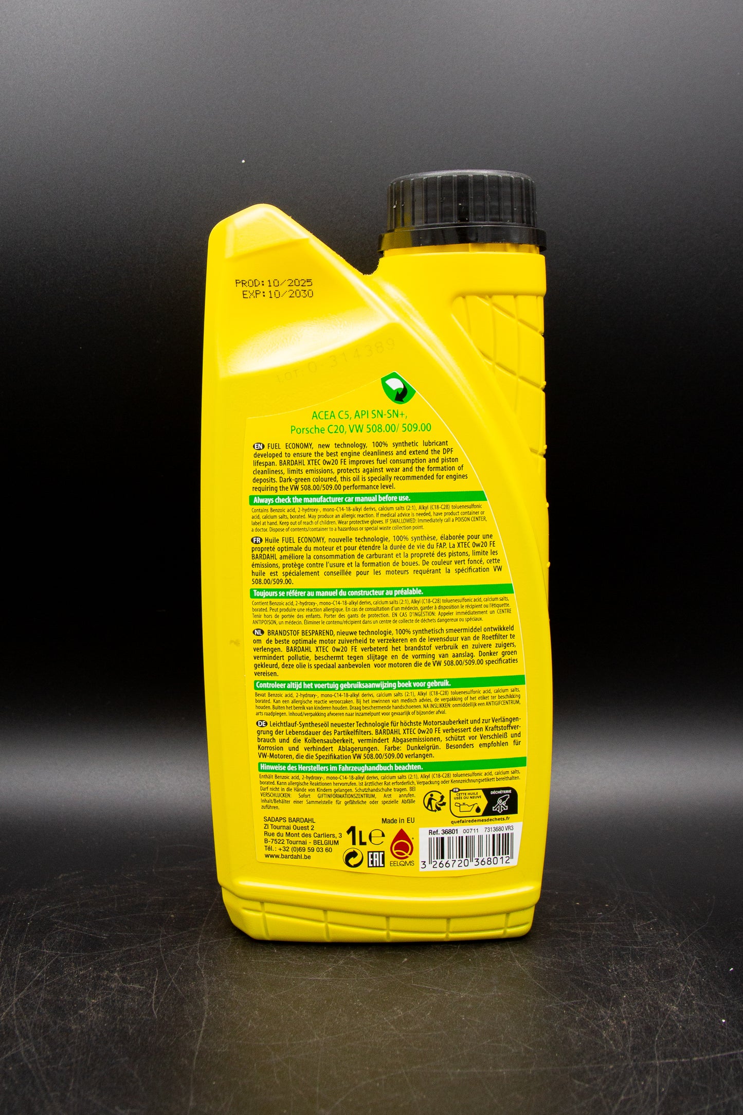 XTEC 0W20 FE Synthetic engine oil
