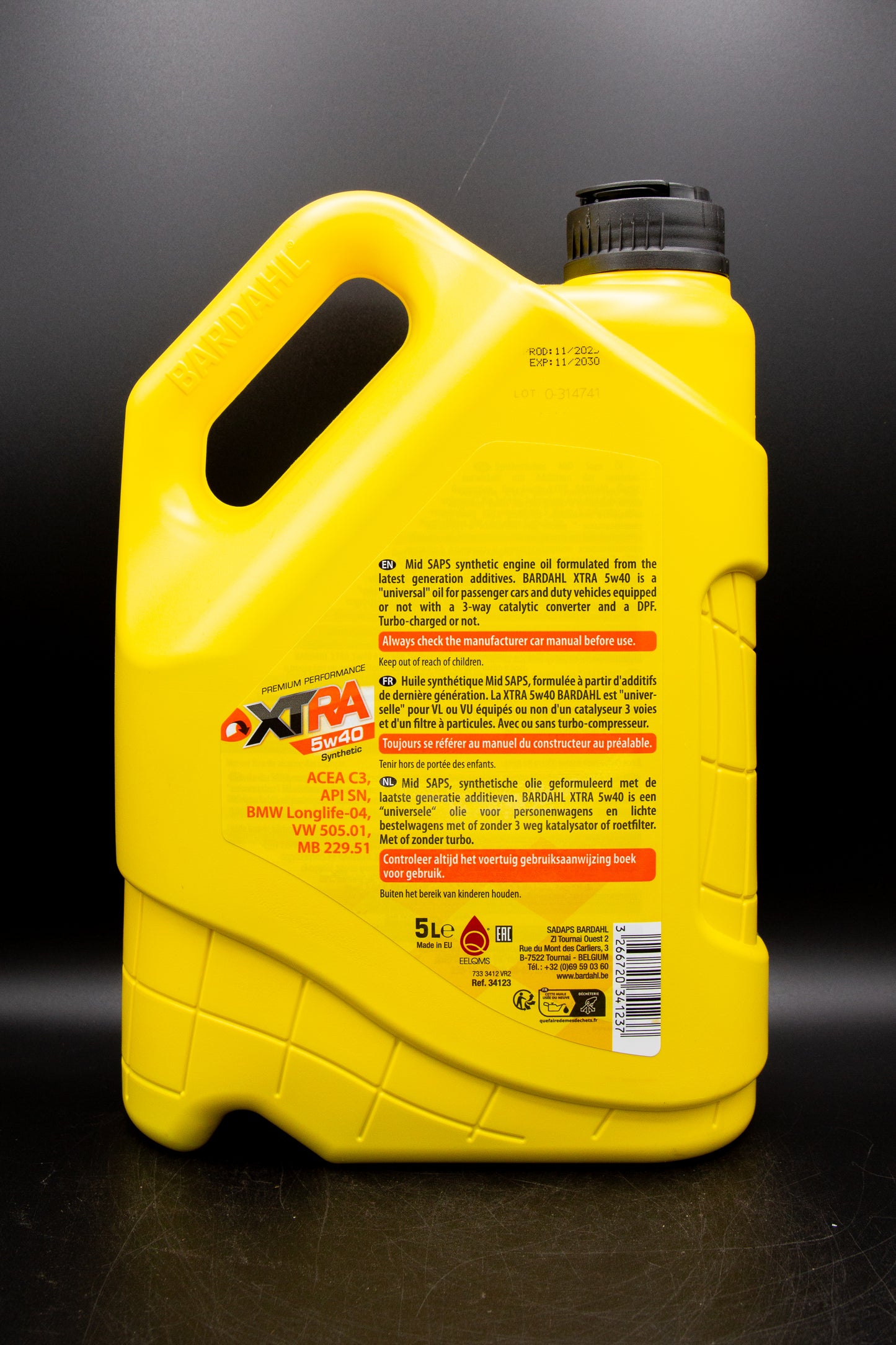 XTRA 5W40 C3 engine oil