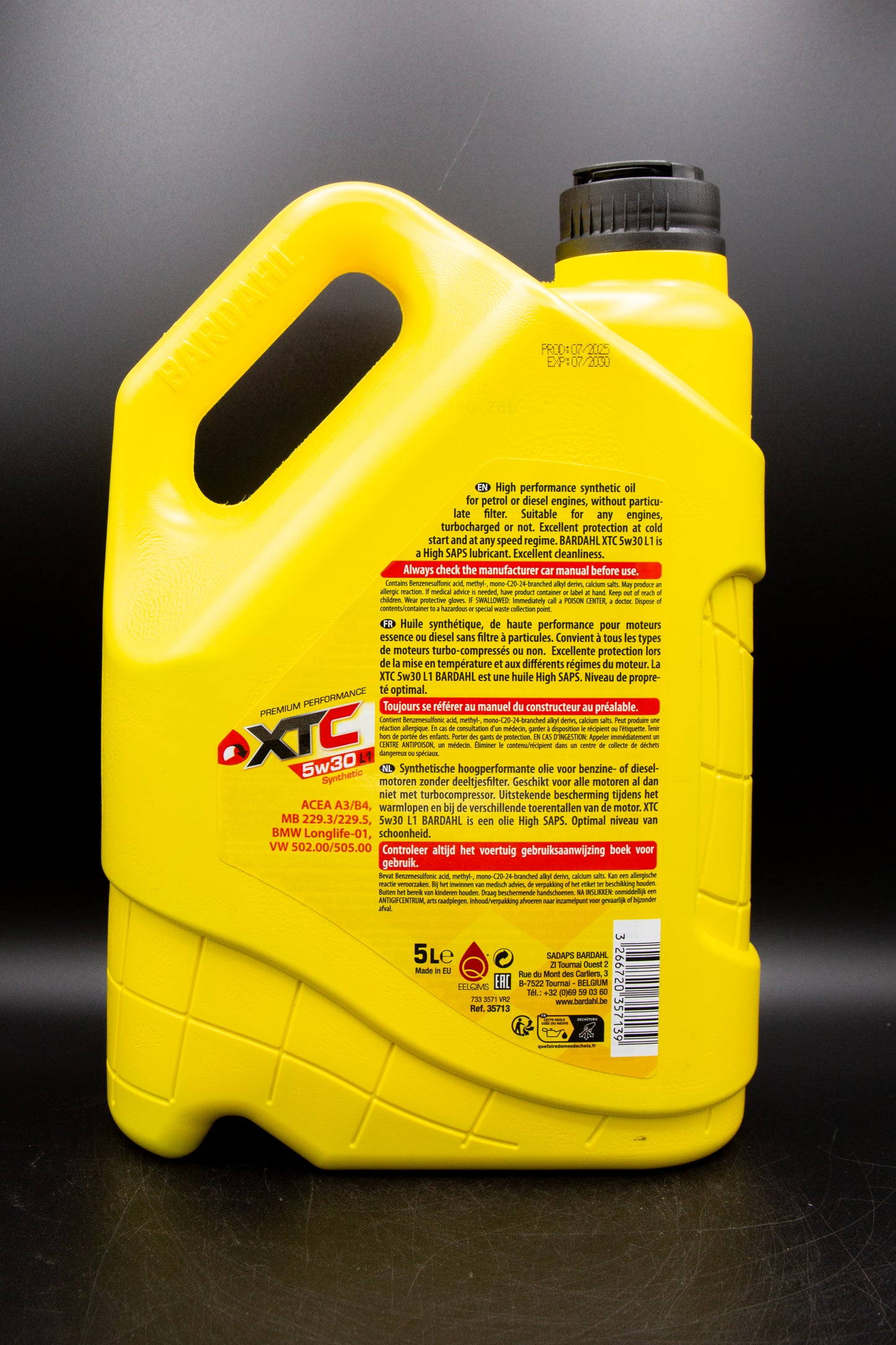 XTC 5W30 L1 A3/B4 Synthetic engine oil
