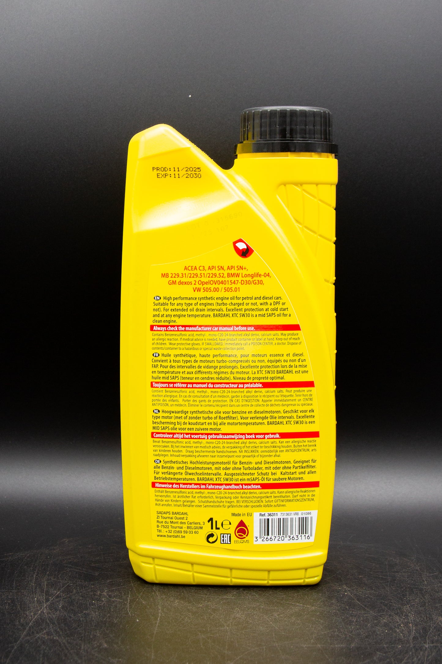 XTC 5W30 C3 / SN Synthetic engine oil