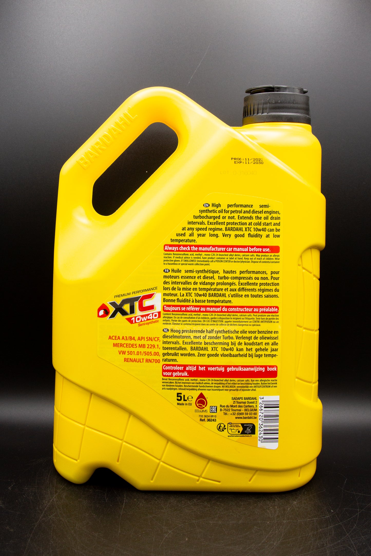 XTC 10W40 A3/B4 SN Semi-Synthetic engine oil